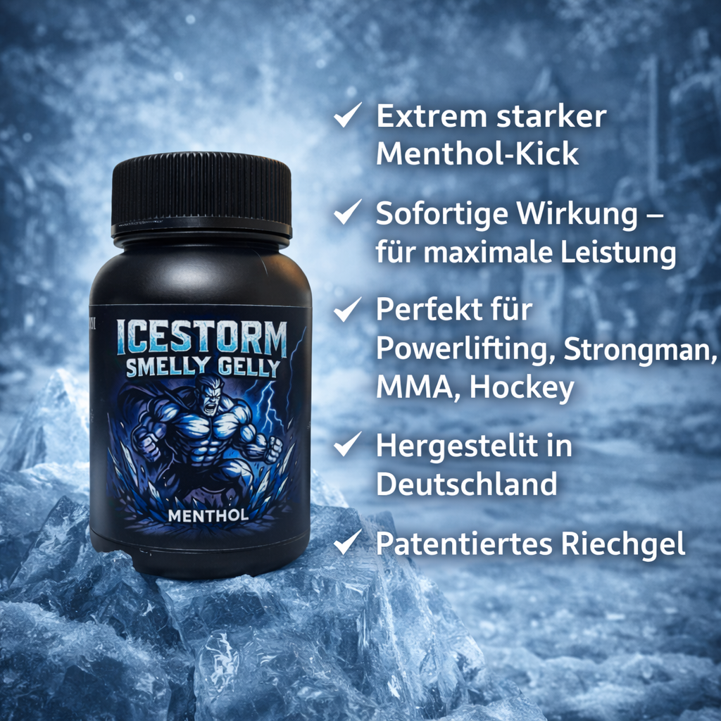 ICESTORM Smelly Gelly (Menthol) Riechgel 80 ml – extrem intensiv