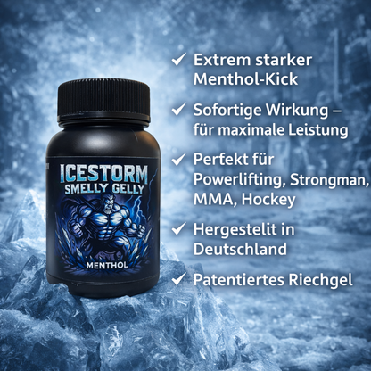 ICESTORM Smelly Gelly (Menthol) Riechgel 80 ml – extrem intensiv